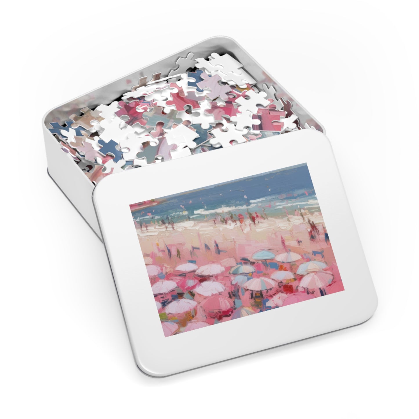 Beach Jigsaw Puzzle (500/1000-Piece) - Aesthetic Coastal Scene