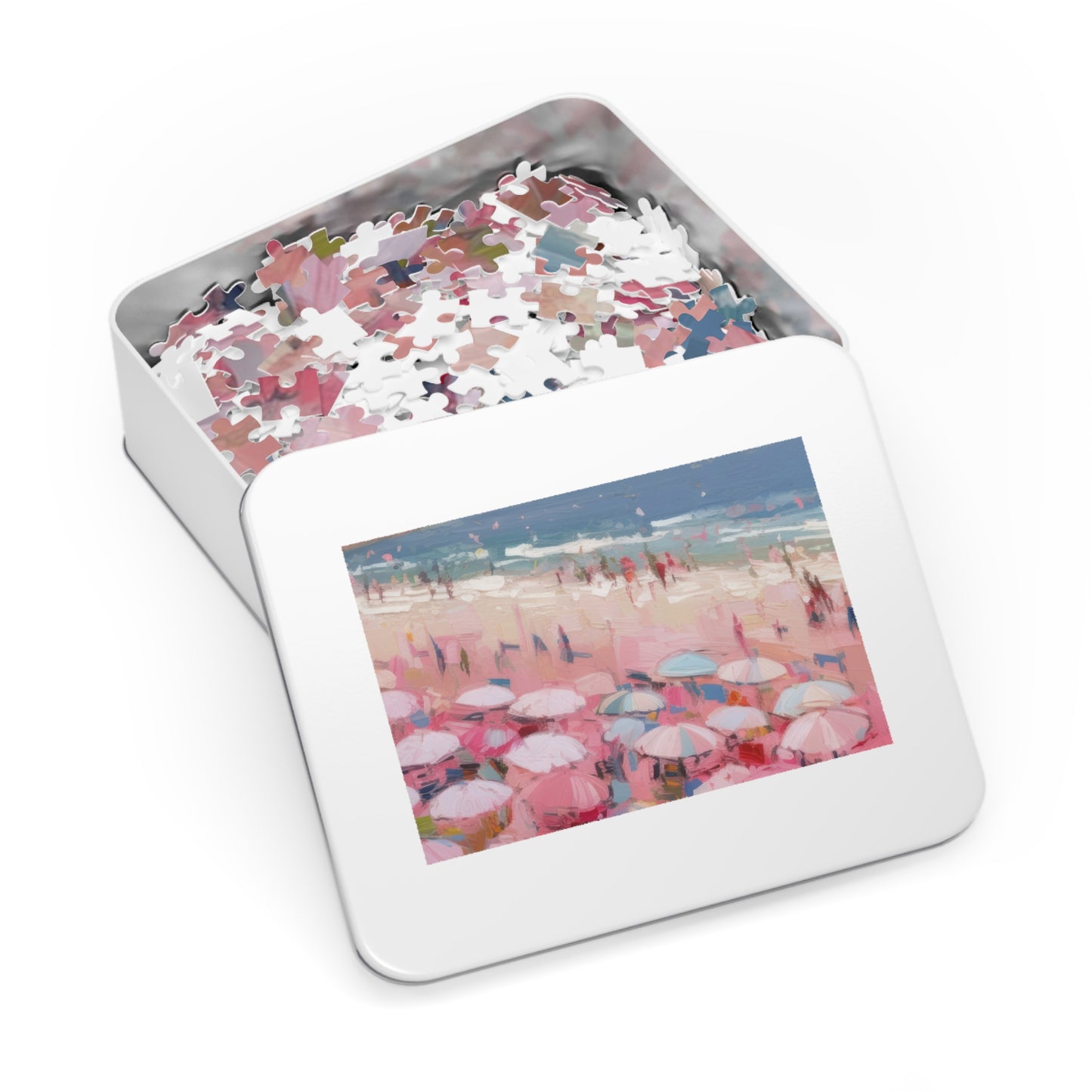 Beach Jigsaw Puzzle (500/1000-Piece) - Aesthetic Coastal Scene